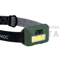 Фонарь КОСМОС светодиодный KOC520 налобный 3Вт COBLED/3xAAA (R03) в комплекте/корпус ABS-пластик (1/240)
