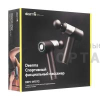 Массажер перкуссионный DEERMA DEM-M101G, насадки 6 шт, черный