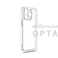 Чехол прозрачный силикон в техпаке, для iPhone 15 Pro Max