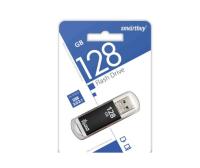 Флешка USB 128Gb SmartBuy V-Cut, USB 3.0/3,1, черный