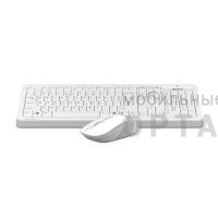 Набор компьютерный клавиатура + мышь A4TECH Fstyler FG1010 клав:белый/серый мышь:белый/серый USB беспроводная Multimedia