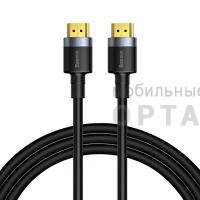 Кабель Baseus Cafule 4KHDMI Male To 4KHDMI Male Adapter Cable 3m Black Кабель Baseus Cafule 4KHDMI Male To 4KHDMI Male Adapter Cable 3m Black