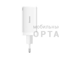 СЗУ блок питания Baseus GaN5 Pro Fast Charger 2C+U 65W EU  White