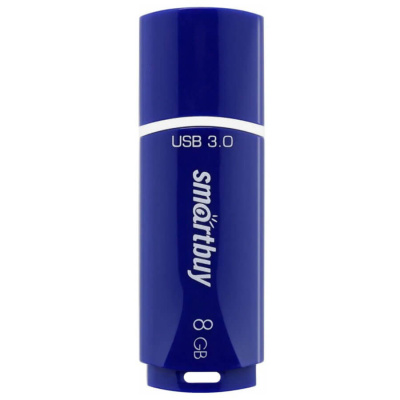 Флешка USB3.0 8GB  Smartbuy  Crown  синий
