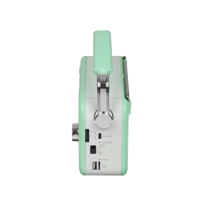 Радиоприёмник RITMIX RPR-045 MINT, Bluetooth v.5.3, FM/AM/SW, USB, micro SD, кабель Type-C - USB (1/16)