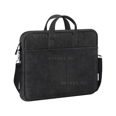 Сумка для ноутбука DEFENDER Solid 15.6" PU кожа, черный, карман (1/30)