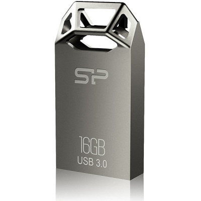 Флешка USB3.0 16 Гб Silicon Power  Jewel J50  титан