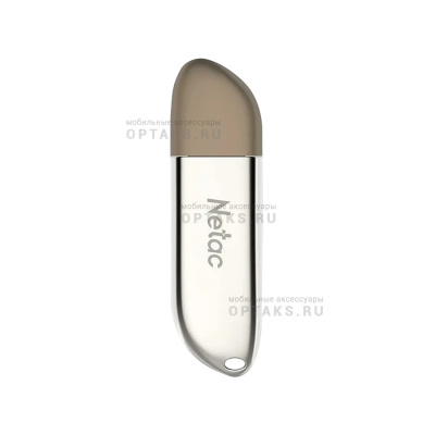 Флешка USB 128 Гб Netac  U352  серебро