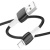 Кабель Usb to Lightning BOROFONE BX84 Rise,1.0м, 2.4A, цвет: белый (1/360)