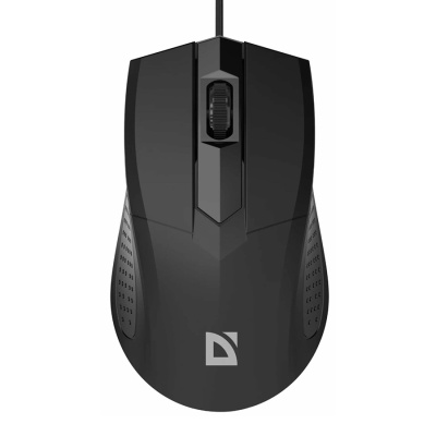 Мышь проводная DEFENDER Optimum MB-270 PRO , 3кн, 1200dpi, 1.8м, черная (1/20)