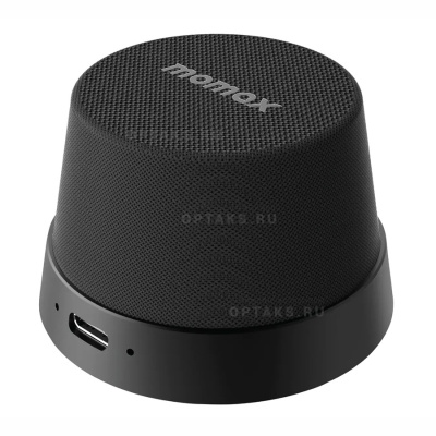 Аудио колонка беспроводная магнитная MOMAX 1-Vibe Go Magnetic Black