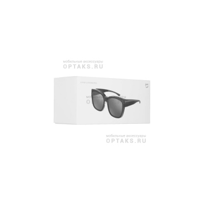 Очки солнцезащитные Mijia Polarized Sunglasses, защита УФ 400, документация, кейс, ткань для очистки, глубокий черный